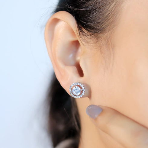 Zarkan Solitary 925 Silver Studs