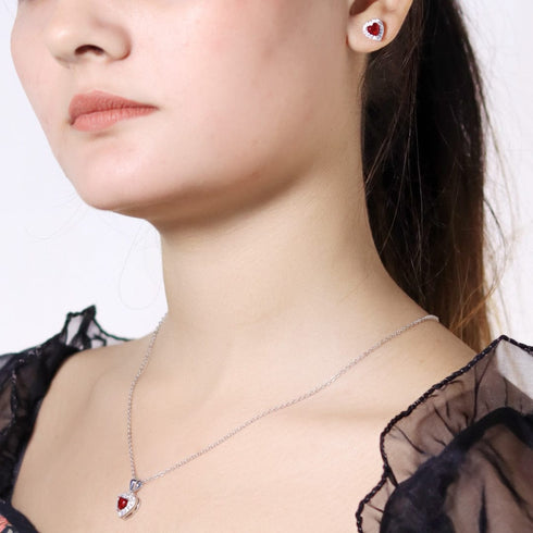 Zarkan The Lover's Gift Silver Jewelry Set