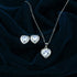 Zarkan Heartfelt Moment Silver Jewelry Set