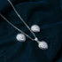 Zarkan Nature's Art Silver Jewelry Set