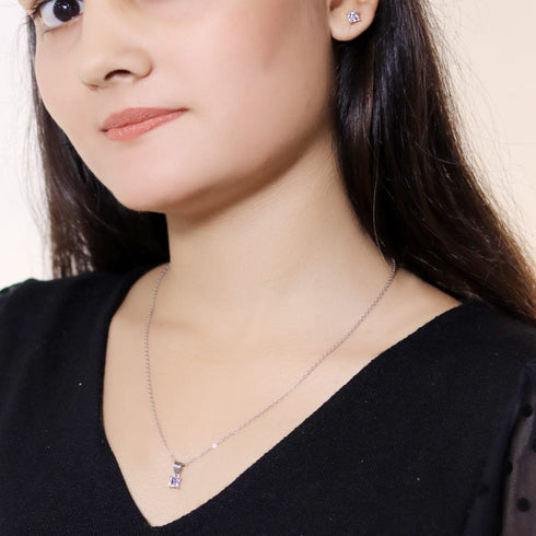 Zarkan Cross All Limits Silver Jewelry Set