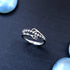 Zarkan Water Drop 925 Sterling Silver Ring