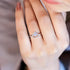 Zarkan First Love Silver Solitaire Ring