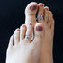 Zarkan Queen Culture Silver Toe Rings