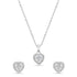 Zarkan Heartfelt Moment Silver Jewelry Set