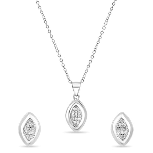Zarkan The Eye of Queen Silver Jewelry Set