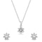 Zarkan Bright Bloom Silver Jewelry Set
