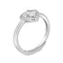 Zarkan First Love Silver Solitaire Ring