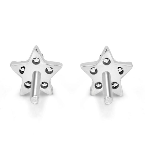 Zarkan Silver Star Studs
