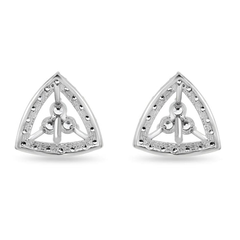Zarkan Triangular Arc Micro Studs