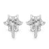 Zarkan Cute Flower Silver Studs