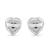 Zarkan The Lover's Gift Green Silver Jewelry Set