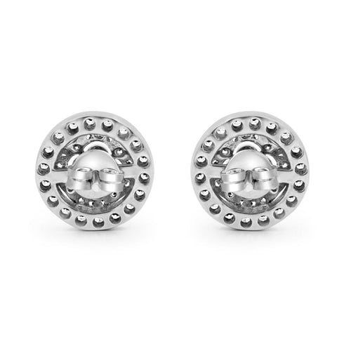 Zarkan Two In One Classy Coil Silver Earrings