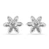 Zarkan Lily Zircon Silver Studs
