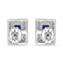Zarkan Blue Treasure Box Silver Jewelry Set