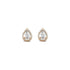 Zarkan Rose Gold Water Drop Shine Jewlery Set