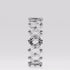 Zarkan Silver Studded Supple Convertible Bracelet & Ring (RING Kada)