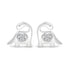 Zarkan Dino Heart 925 Silver Studs