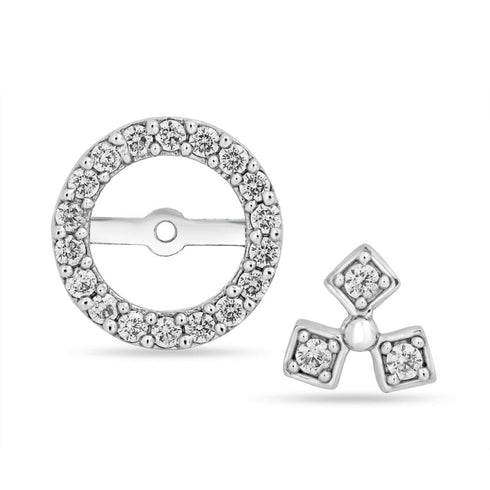 Zarkan Two In One Slick Soul Silver Earrings