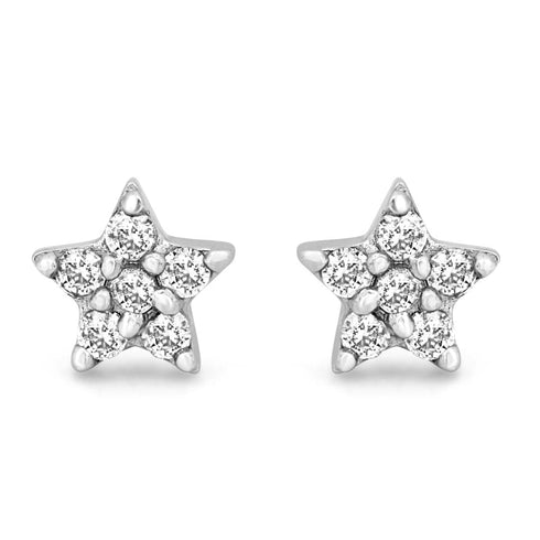 Zarkan Silver Star Studs