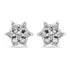 Zarkan Cute Flower Silver Studs