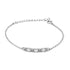 Zarkan Linear Love Silver Bracelet
