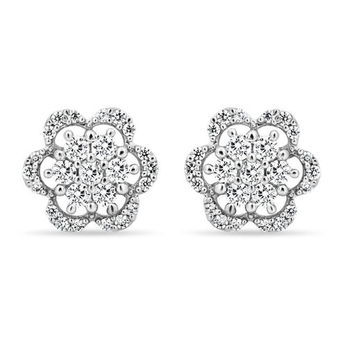 Zarkan Bliss In Nature Silver Studs