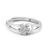 Zarkan Zircon Flower 925 Silver Ring