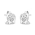 Zarkan Dino Heart 925 Silver Studs