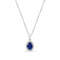 Zarkan Blue Vibe Silver Pendant