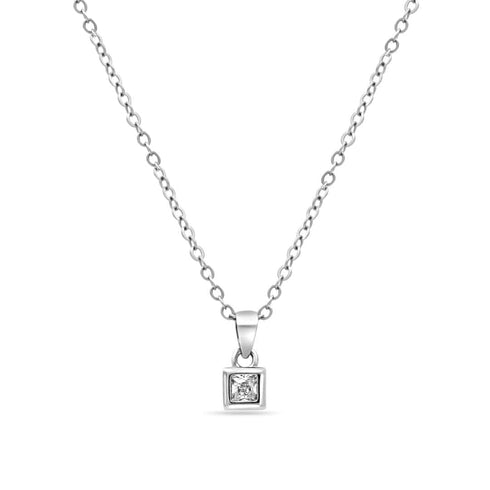 Zarkan Belle Box Silver Jewelry Set