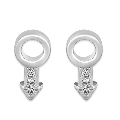 Zarkan Fierce Femme Silver Studs