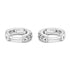 Zarkan Micro Hoop Silver Earrings