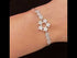 Zarkan Elegant Star Style Silver Bracelet