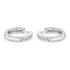 Zarkan Twinkling Hoop Silver Earrings
