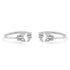 Zarkan Pair Perfection Silver Toe Rings