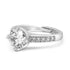 Zarkan Silver Elegant Solitaire Ring