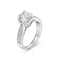 Moissanite Diamond Solitaire 1.2 Carat Princess Solitaire Ring for women- Free Size