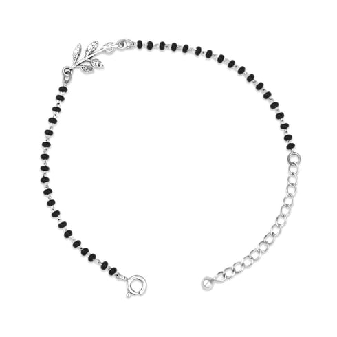 Zarkan Checkered Linear Silver Bracelet