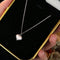 925 Silver Cute Punch Heart Necklace With Chain