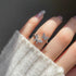Hallmark Silver Sparkling Butterfly Ring And Pendant Set