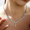Hallmark Silver  Full of Flaura Silver Hallmarked Necklace Set