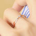 Hallmark Silver Luxurious Twin Knot Gold Plated Ring For Couple Anniversary Gift