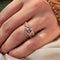Zarkan 925 Silver Crown Rose Gold Ring