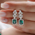 Hallmark Silver Elegance Green Necklace set