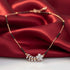Hallmark Silver Gold Plated Flower Bloom Mangalsutra