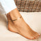 Hallmark Silver Gold Plated Snake Chain pair Anklet