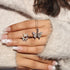 Hallmark Silver Sparkling Butterfly Ring And Pendant Set