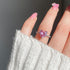 Hallmark Silver Pink Blush Heart Ring