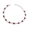 Zarkan 925 Silver Ruby Minimal Bracelet